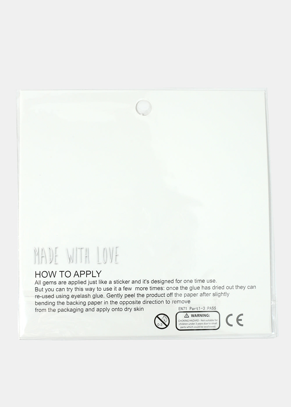 Adhesive Face Jewels