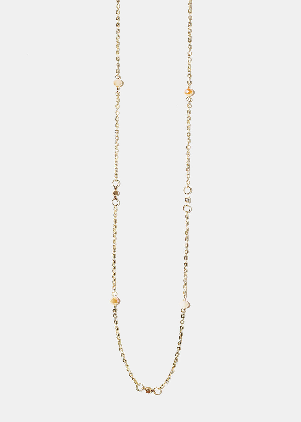 Two-Toned Bead Belly Chain