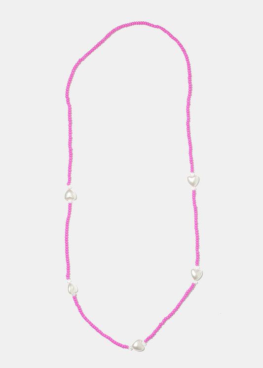 Heart Shape Pearl Bead Waist Chain