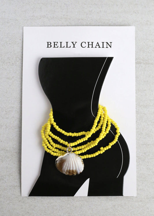 Seashell Charm Beaded Waist Chain