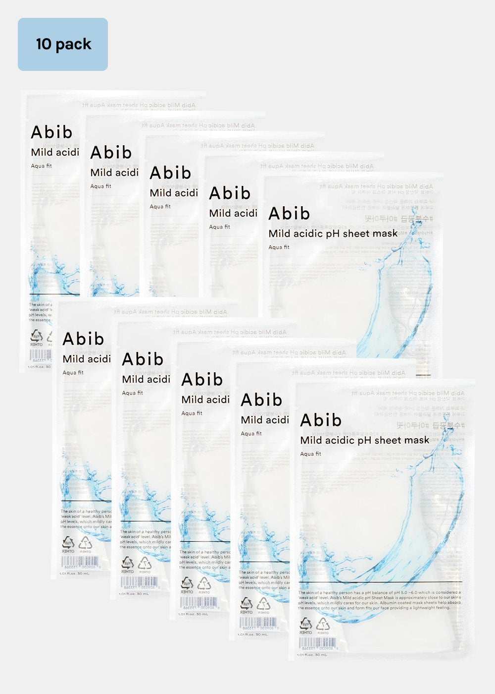 Abib Mild Acidic pH Sheet Mask Aqua Fit