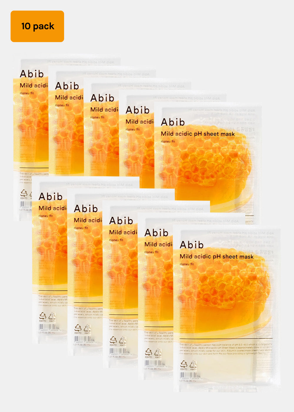 Abib Mild Acidic pH Sheet Mask Honey Fit