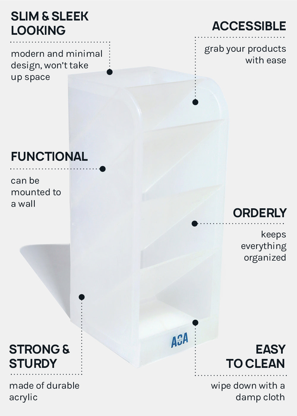 AOA Skin Storage Organizer