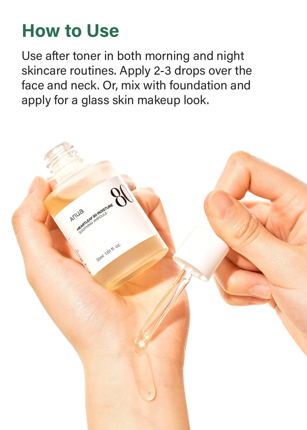 Anua Heartleaf 80 Moisture Soothing Ampoule 30ml