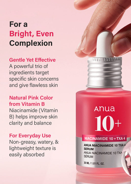 Anua Niacinamide 10% + TXA 4% Serum 30ml