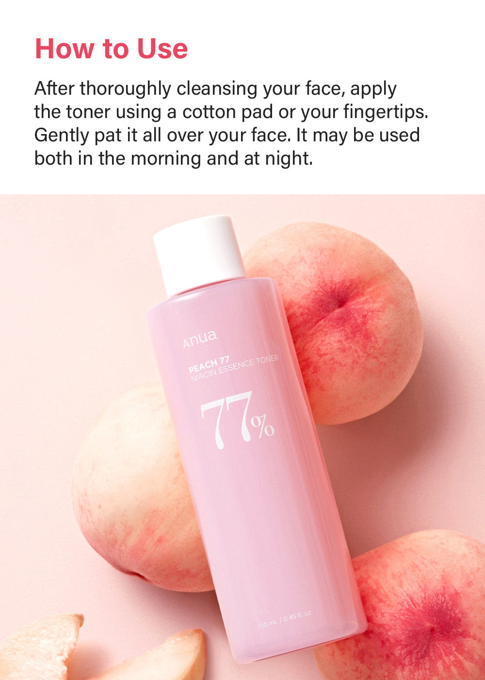 Anua Peach 77 Niacin Essence Toner 250ml
