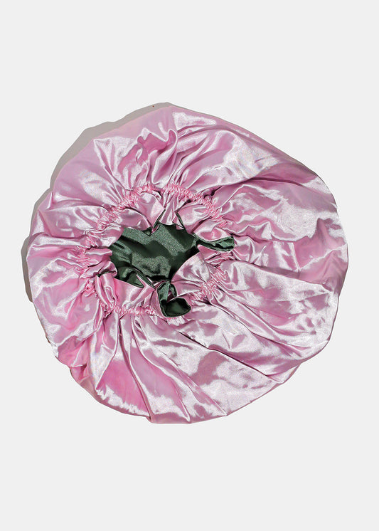 Reversible Silky Satin Bonnet - Double Layered