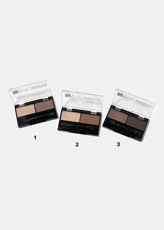 Malibu Brush On Eyebrow Powder Duo