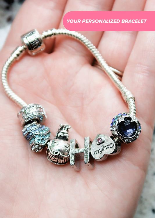 Letter Y Block Bead Charm