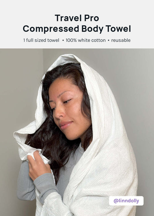 AOA Compressed Full-Sized Bath Towel