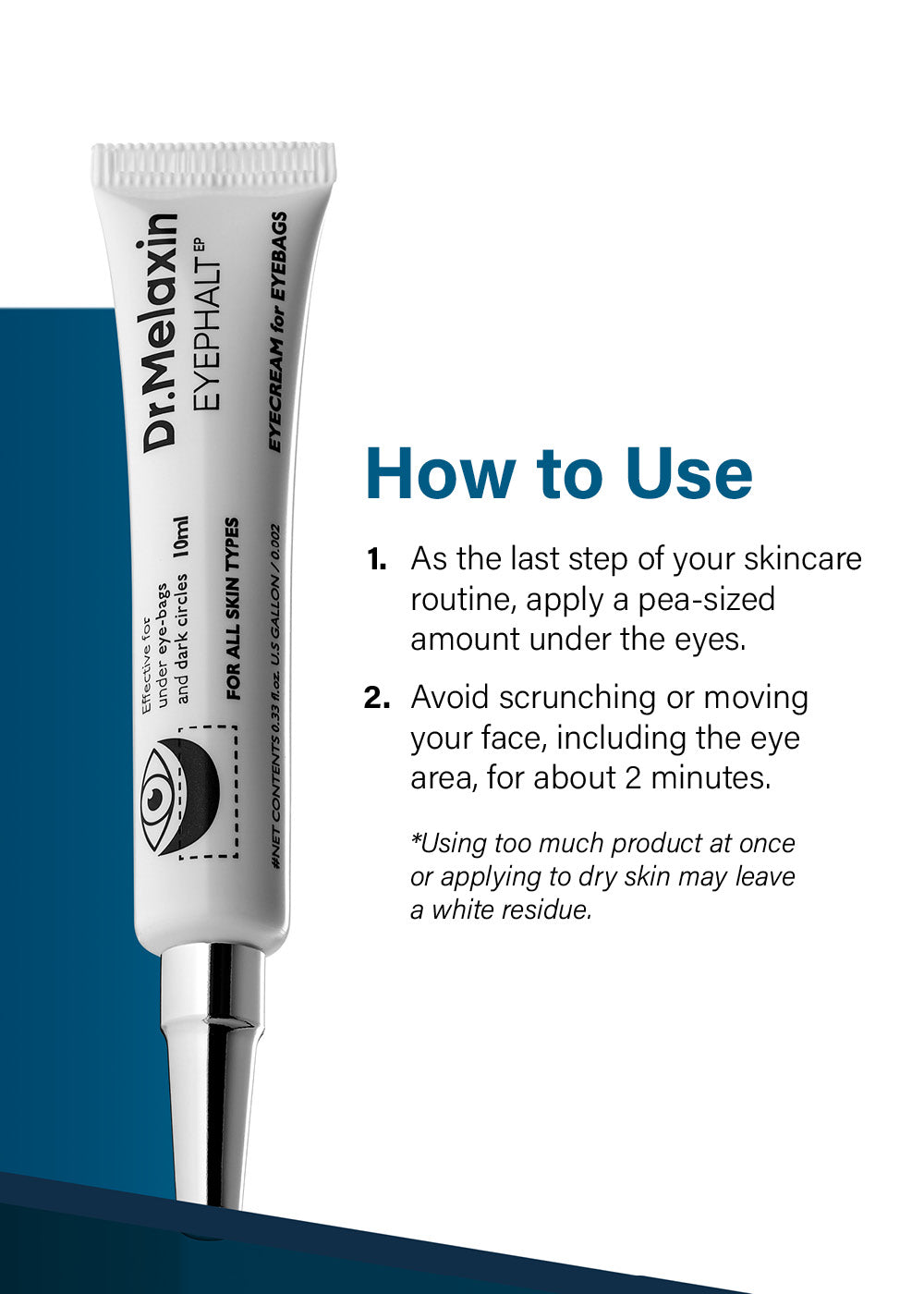 Dr. Melaxin Eyephalt Eyecream for Eyebags 10ml