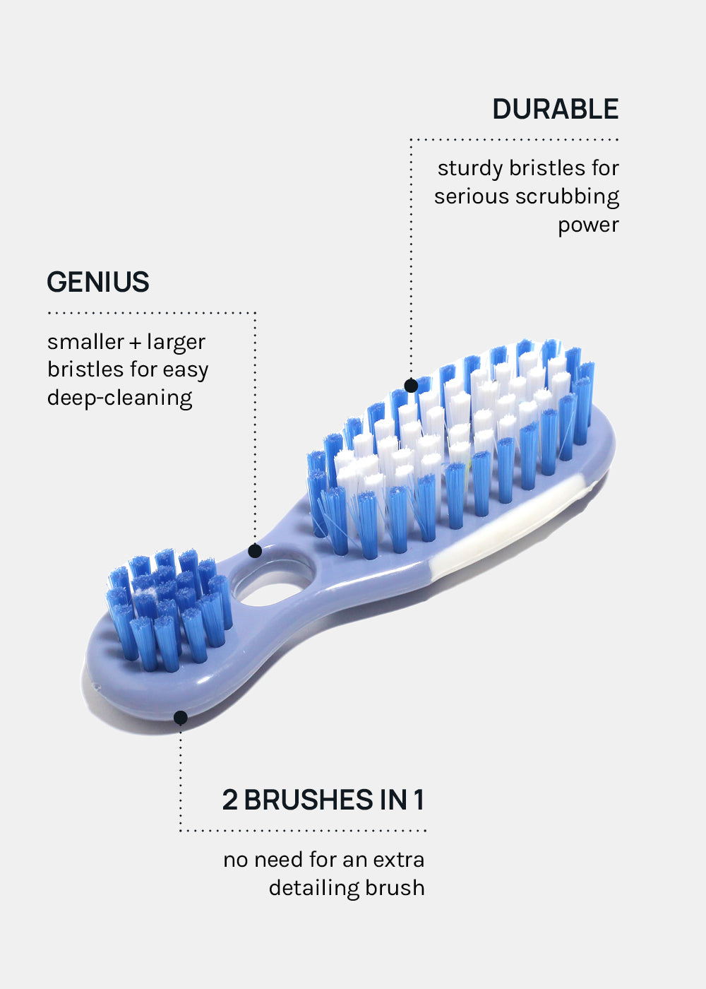 Official Key Items Detailed Cleaning Brush