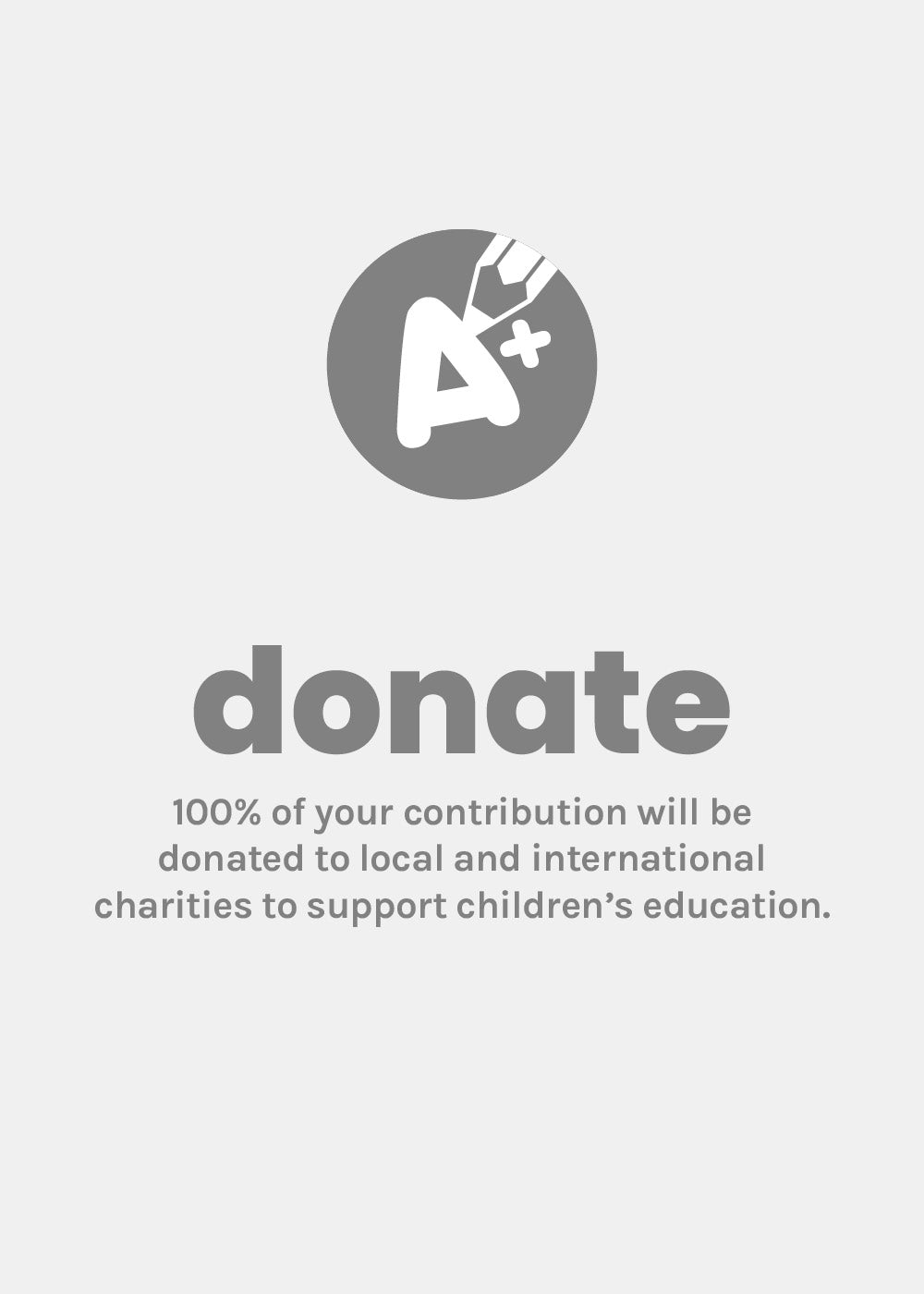 A+ Charity: DONATE