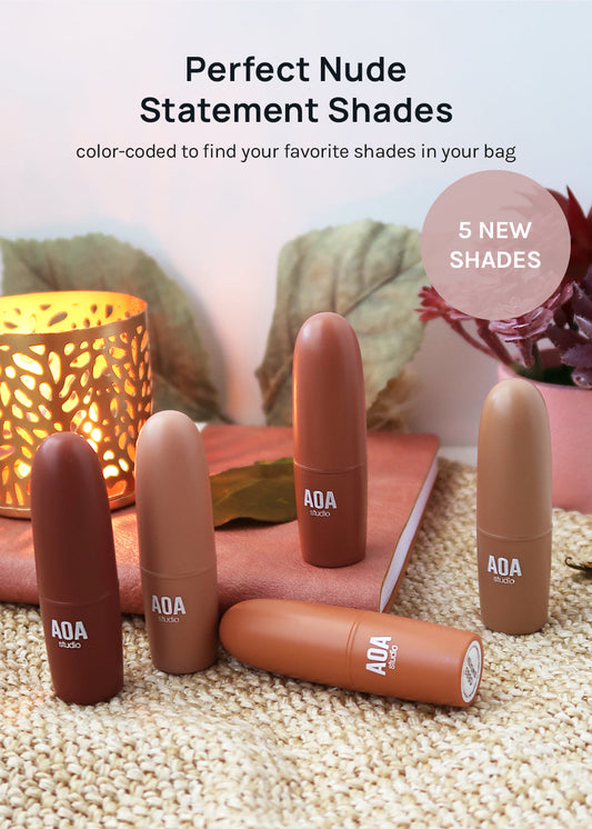 AOA Dreamy Lipstick - 5 New Shades