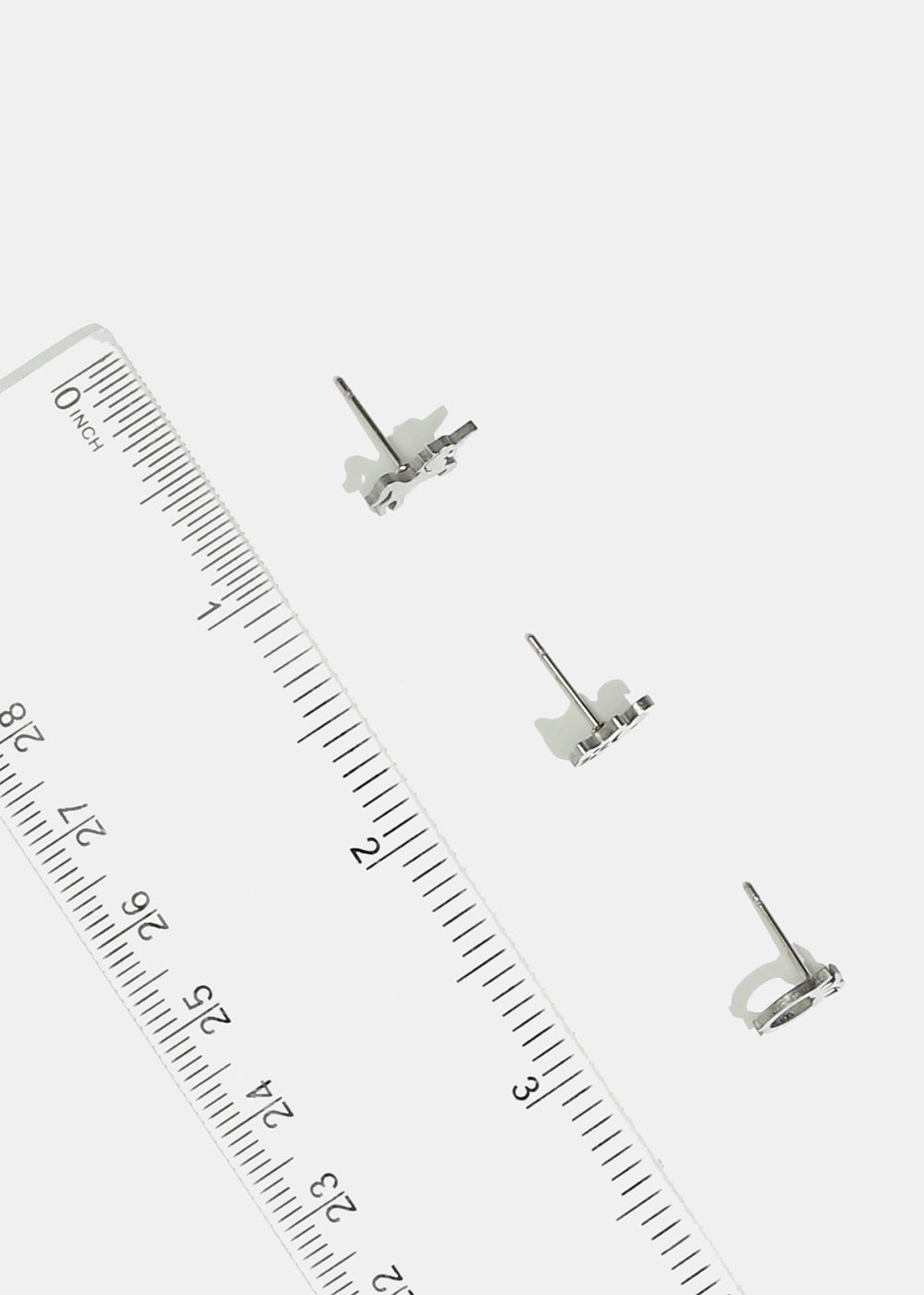 3-Pair Animal Stud Earrings