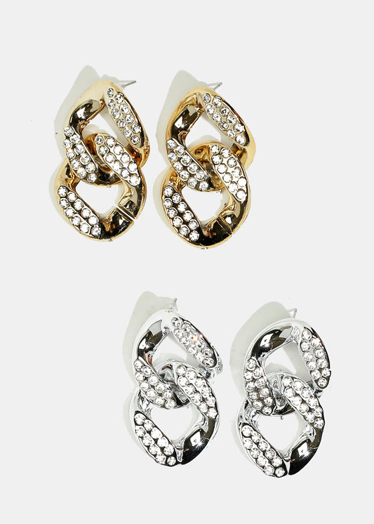 Sparkly Chain Earrings