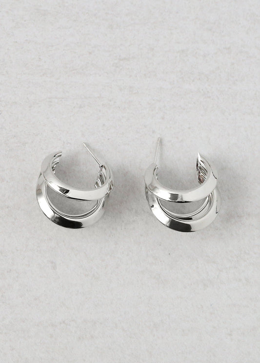 Triple Hoop Small Earring