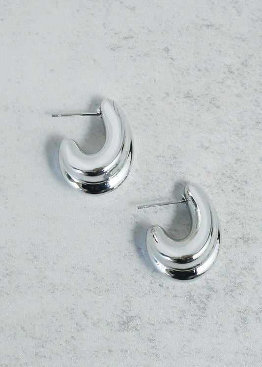 Statement Half Hoop Earring
