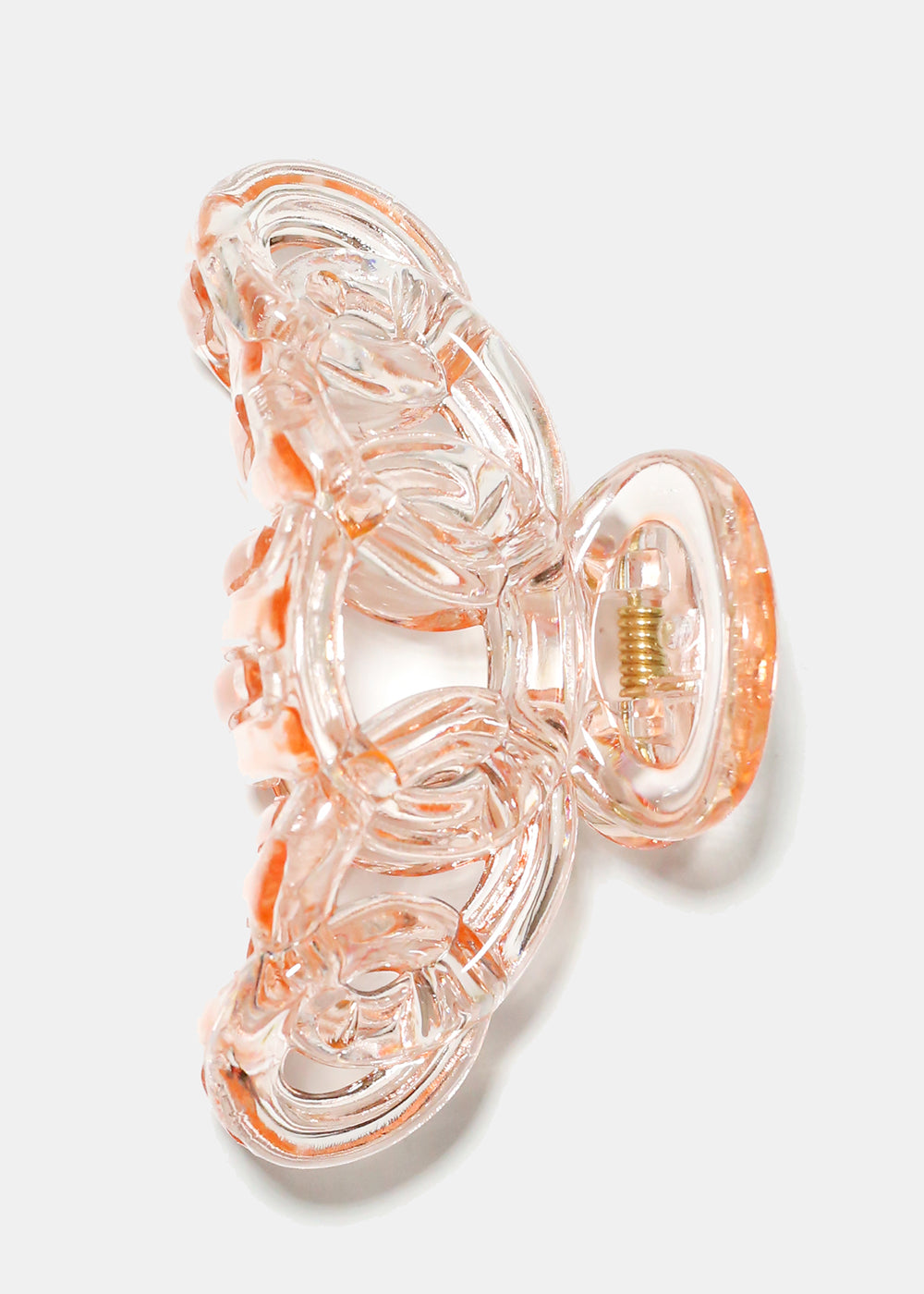 Transparent Linked Circle Jaw Clip