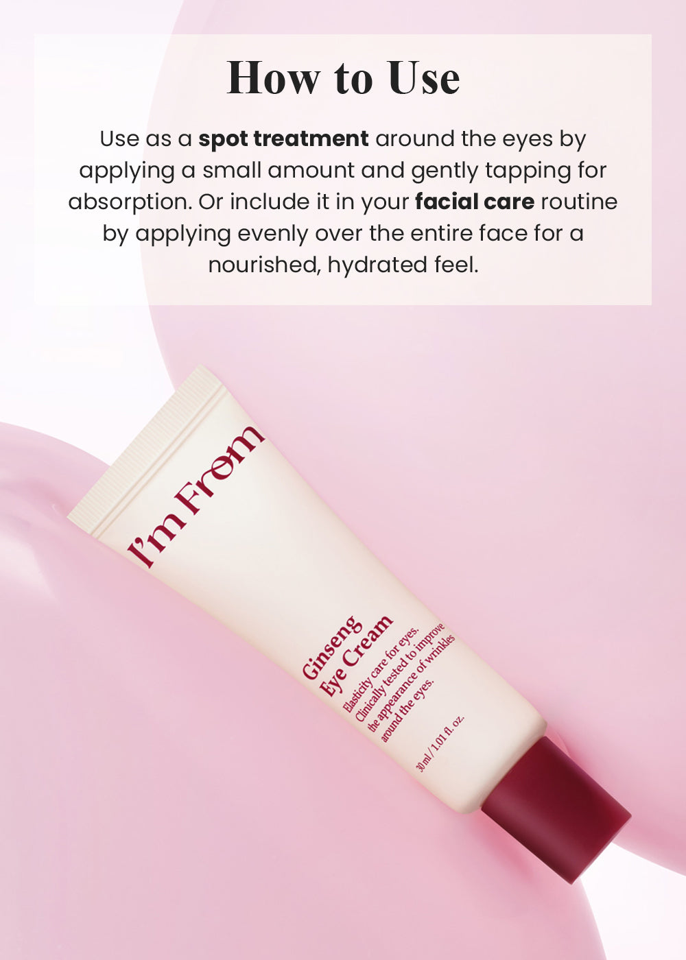I'm from Ginseng Eye Cream 30ml