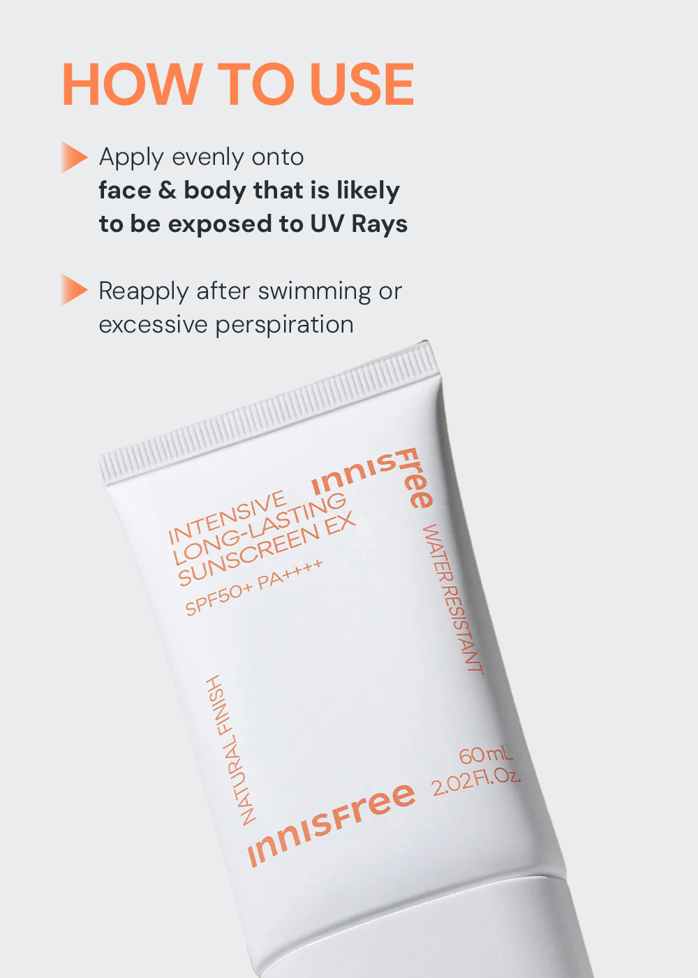 INNISFREE Intensive Long Lasting Sunscreen 60ml