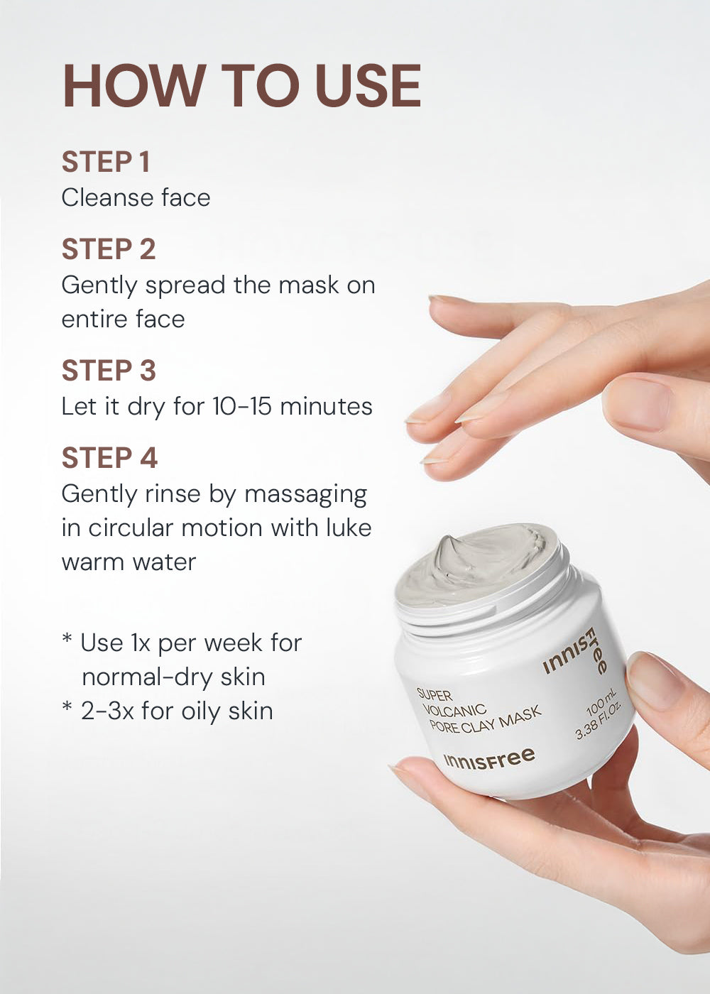 INNISFREE Super Volcanic Pore Clay Mask 100ml