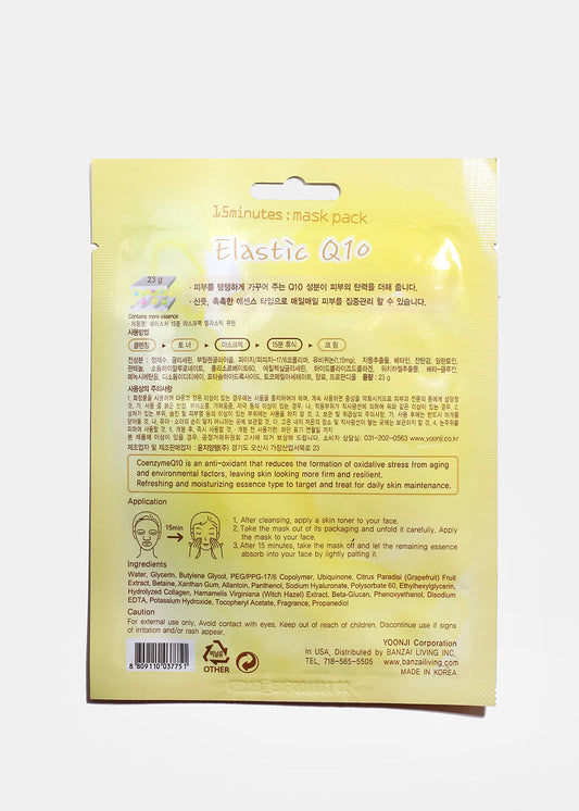 15-Minute Facial Mask - Elastic Q10