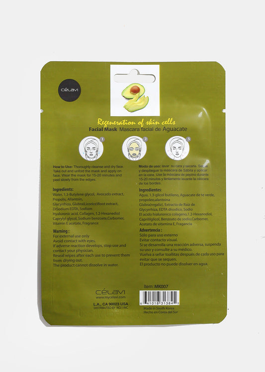 Avocado Skin Cell Regeneration Facial Sheet Mask