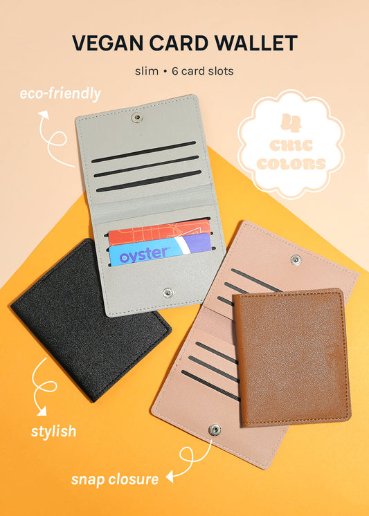 A+ Vegan Leather Card Holder
