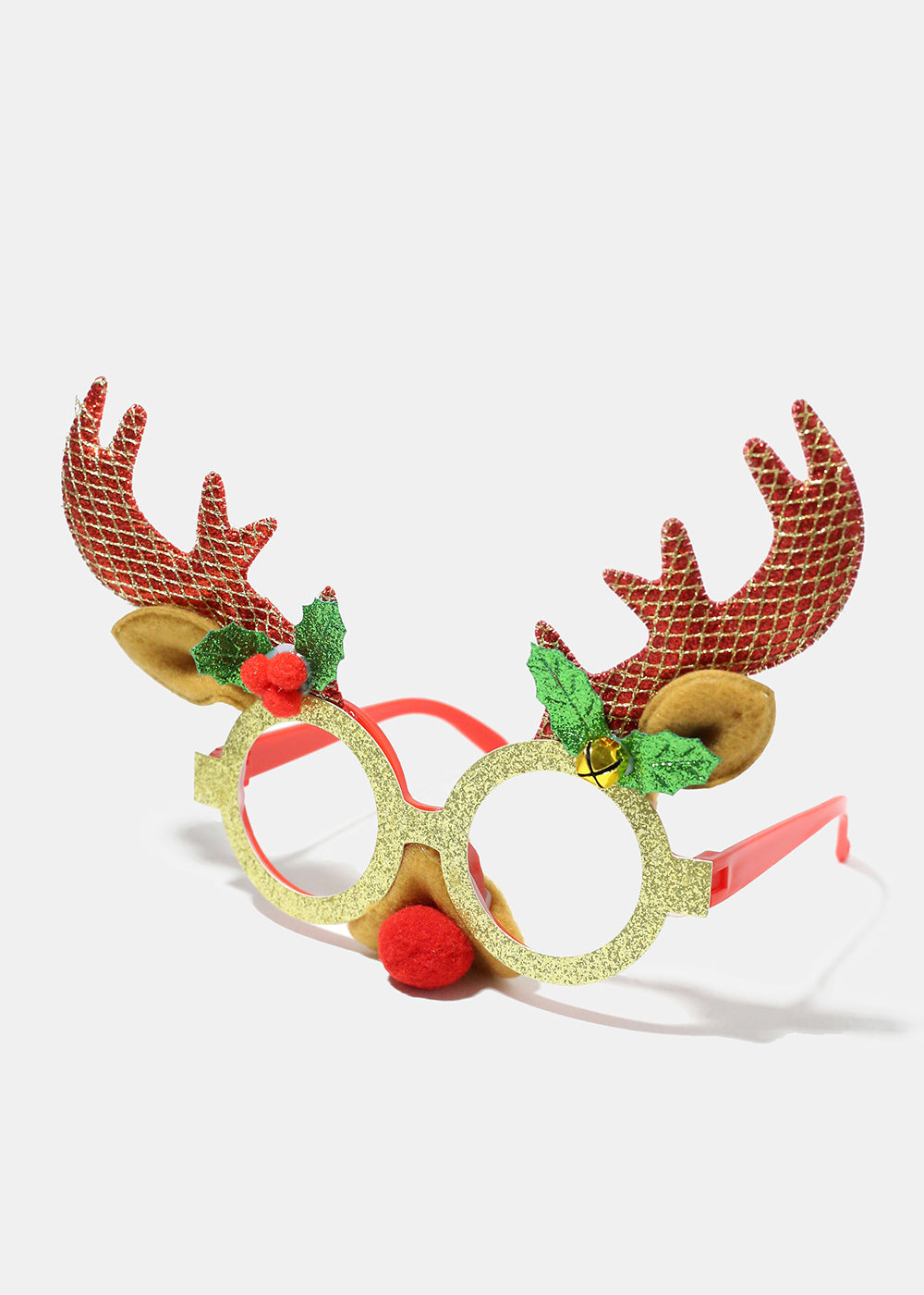 Gold and Red Antler Glasses