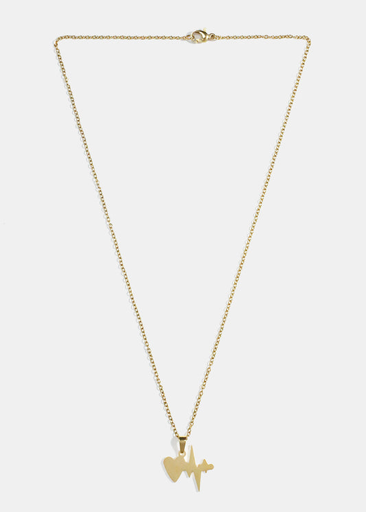Heartbeat Pendent Necklace