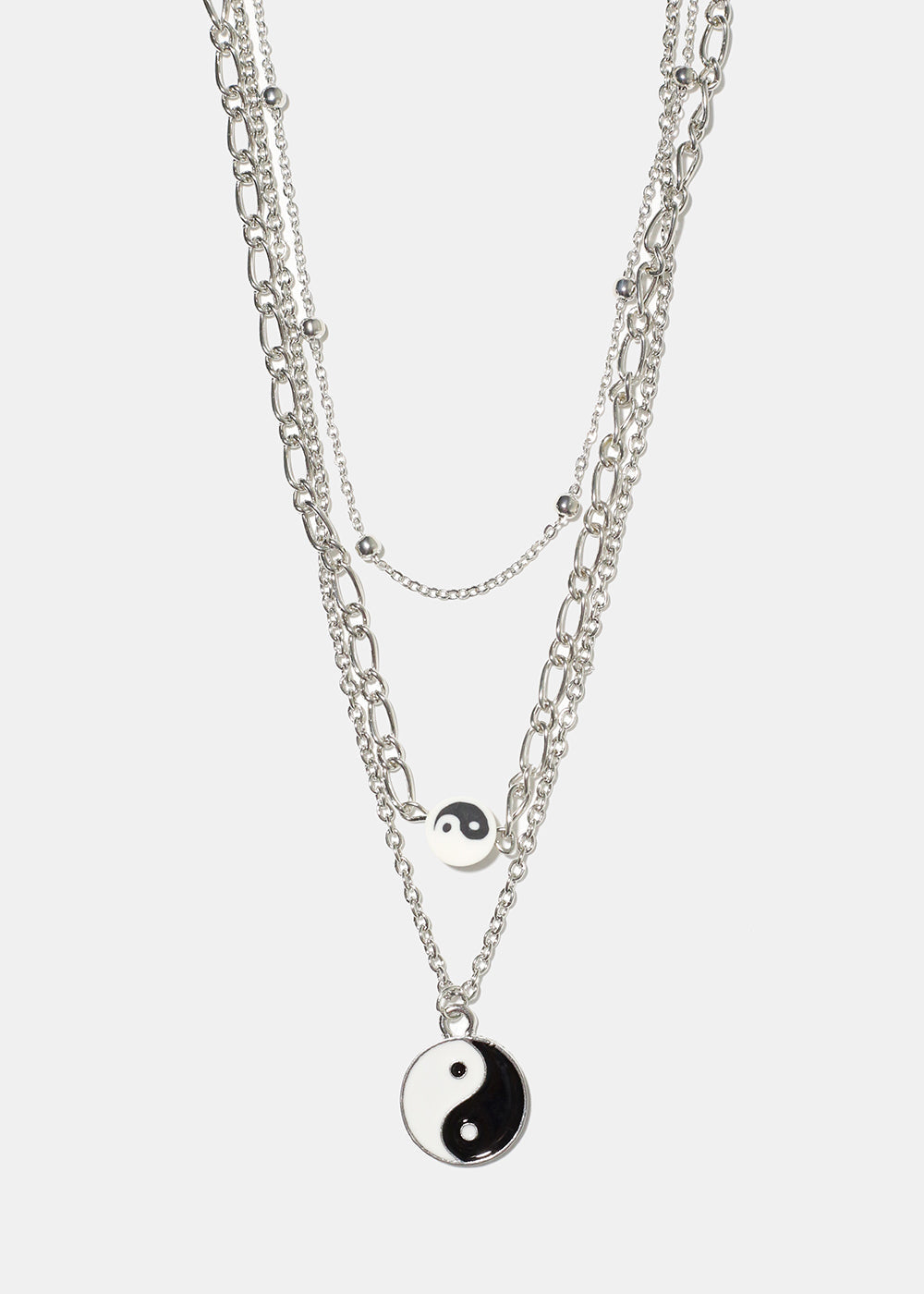 Yin Yang Layered Necklace