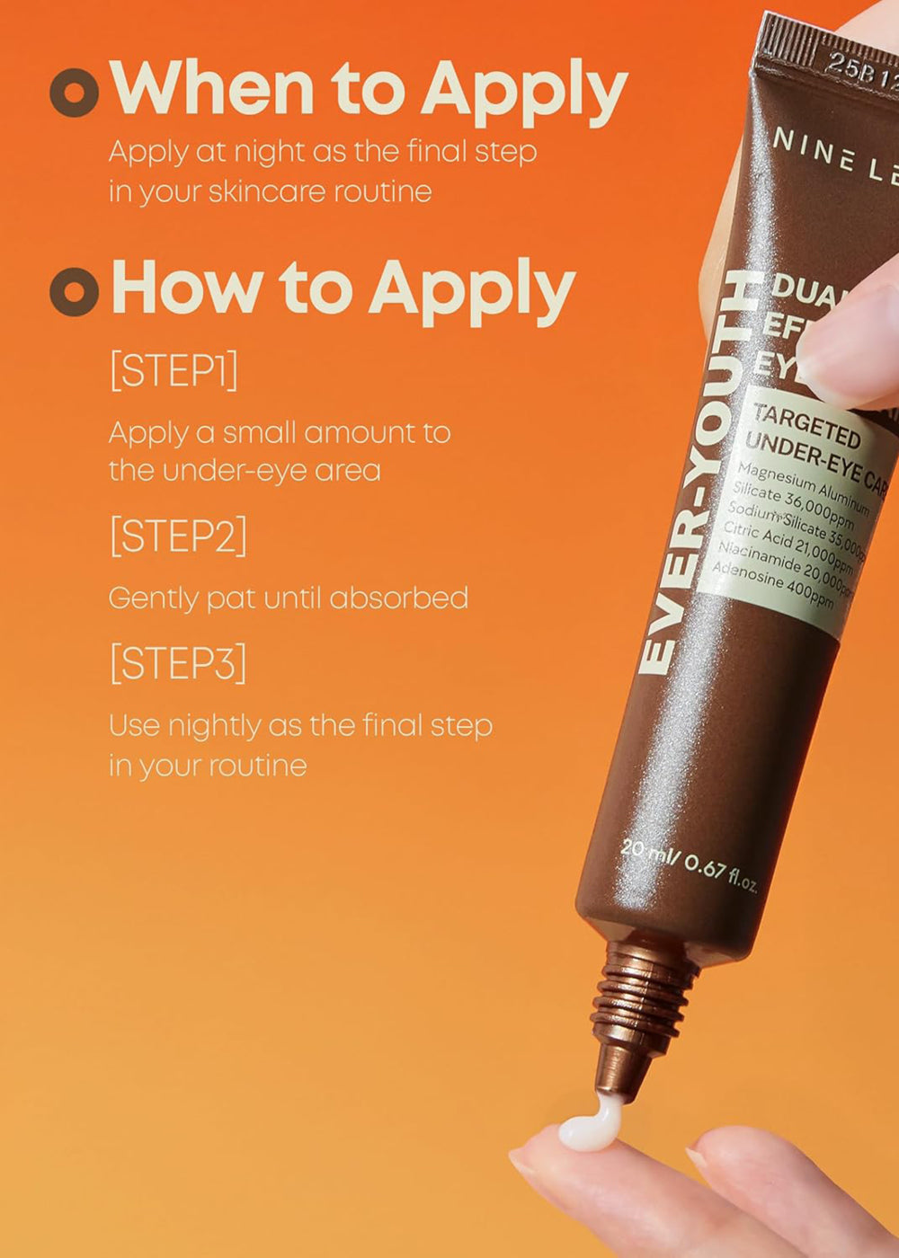NINELESS Ever-Youth Dual Effect Eye Cream 20ml
