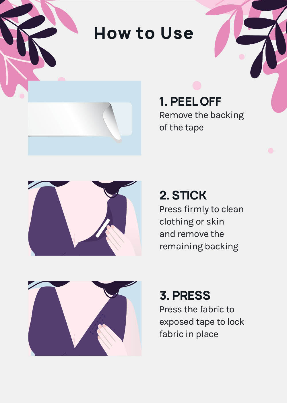 Miss A No-Show Body + Clothing Adhesive Strips