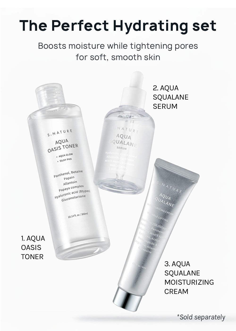 S.NATURE Aqua Squalane Serum 50ml
