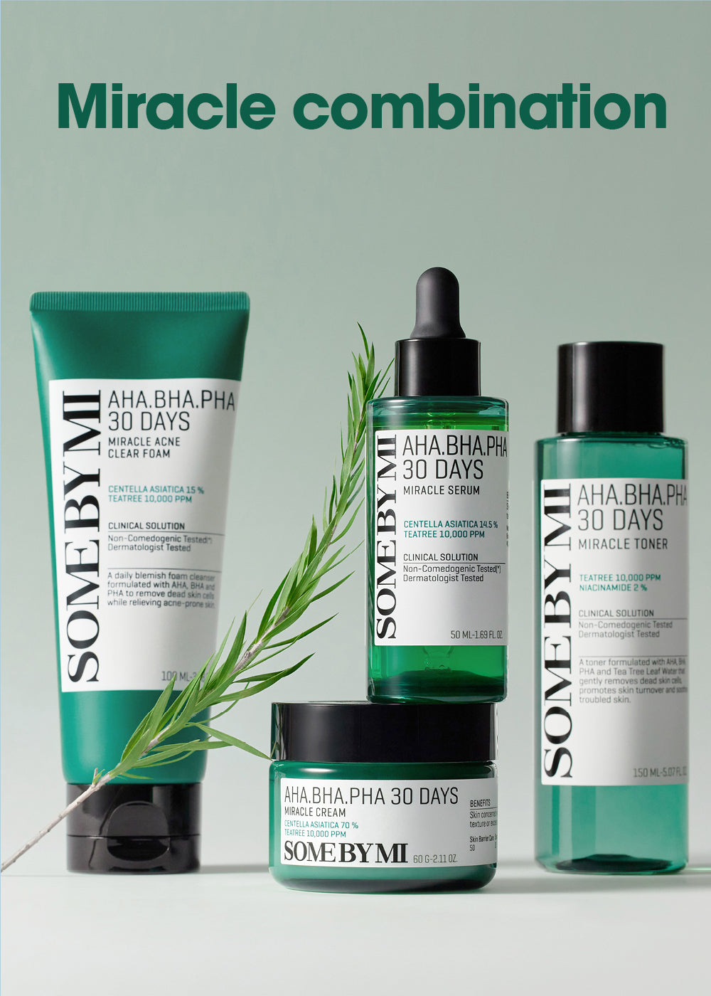 SOME BY MI AHA.BHA.PHA 30 Days Miracle Acne Clear Foam 100ml