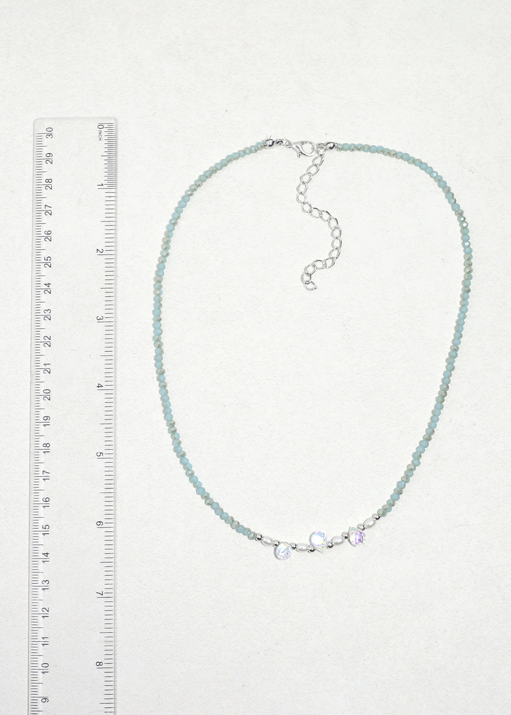 Crystal Glow Beaded Necklace