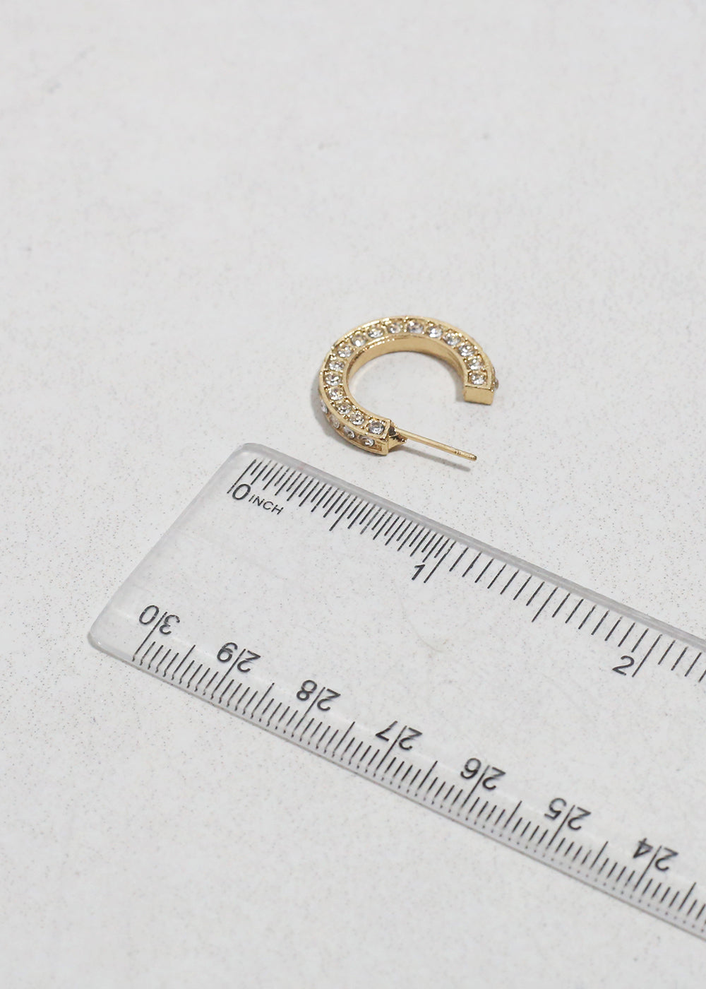 Pavé Mini Hoop Earrings