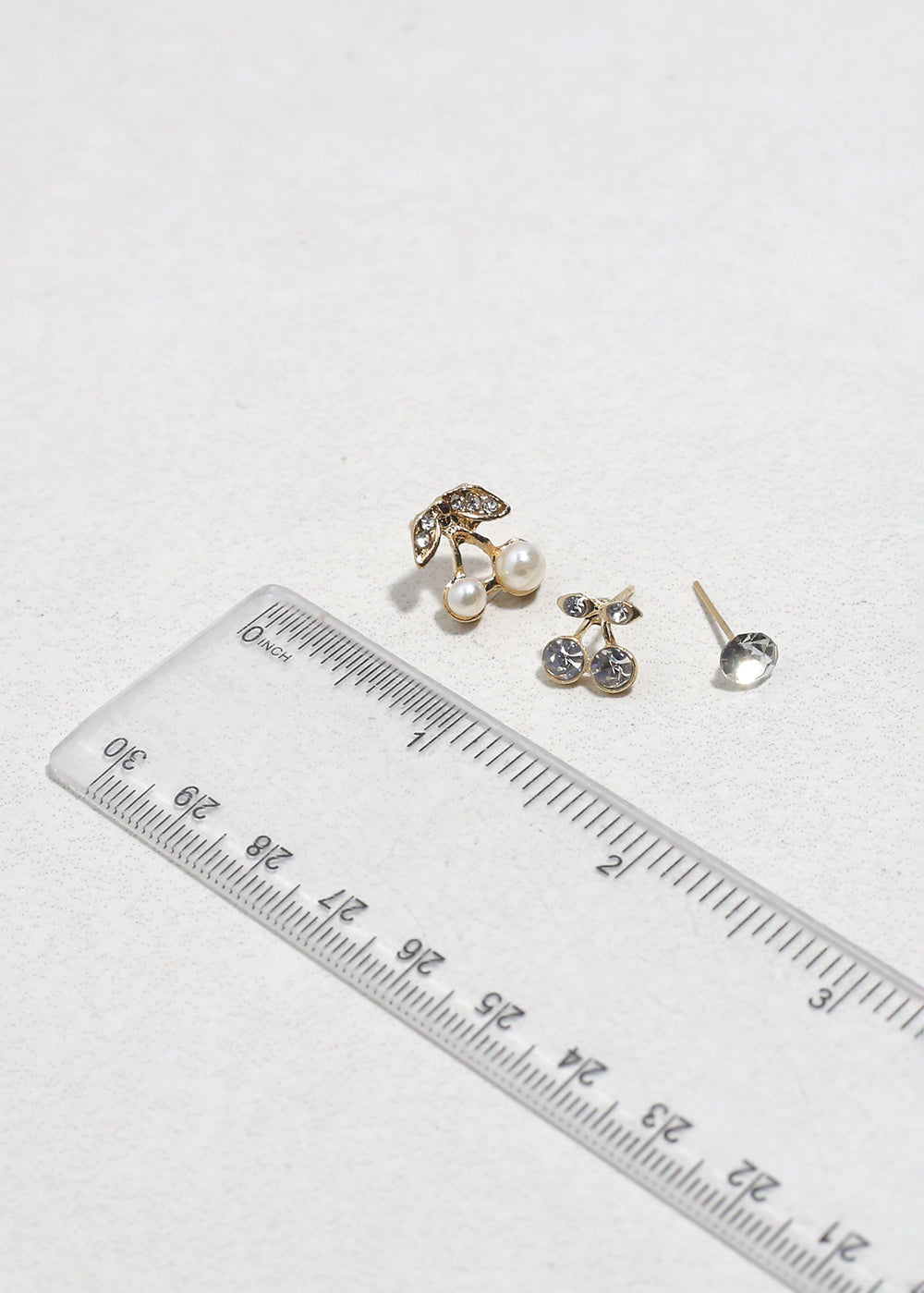 Sweet Cherry Stud Trio