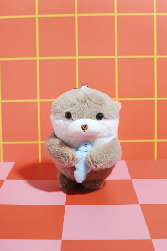 Otterly Cute Plush Keychain