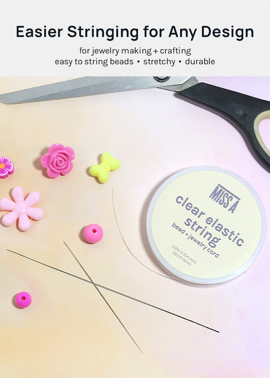 DIY Jewelry Making- Miss A Clear Elastic String