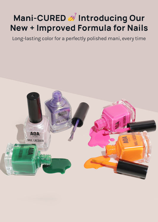 AOA Studio Nail Polish - Light Shimmers