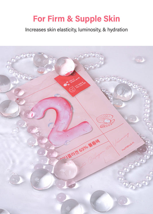 numbuzin No. 2 Water Collagen 65% Voluming Sheet Mask
