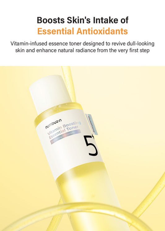 numbuzin No. 5+ Vitamin Boosting Essential Toner 200ml