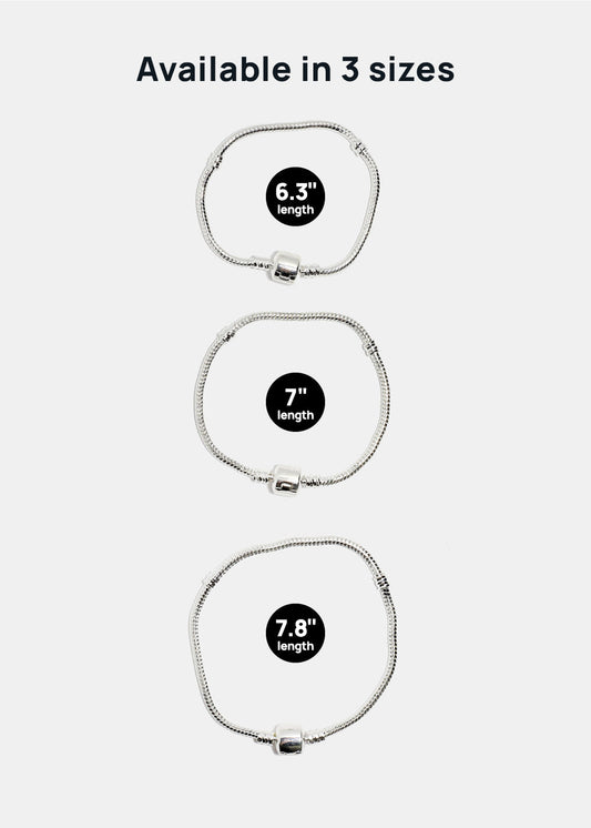 Miss A Bead Charm Bracelet - Plain Clasp