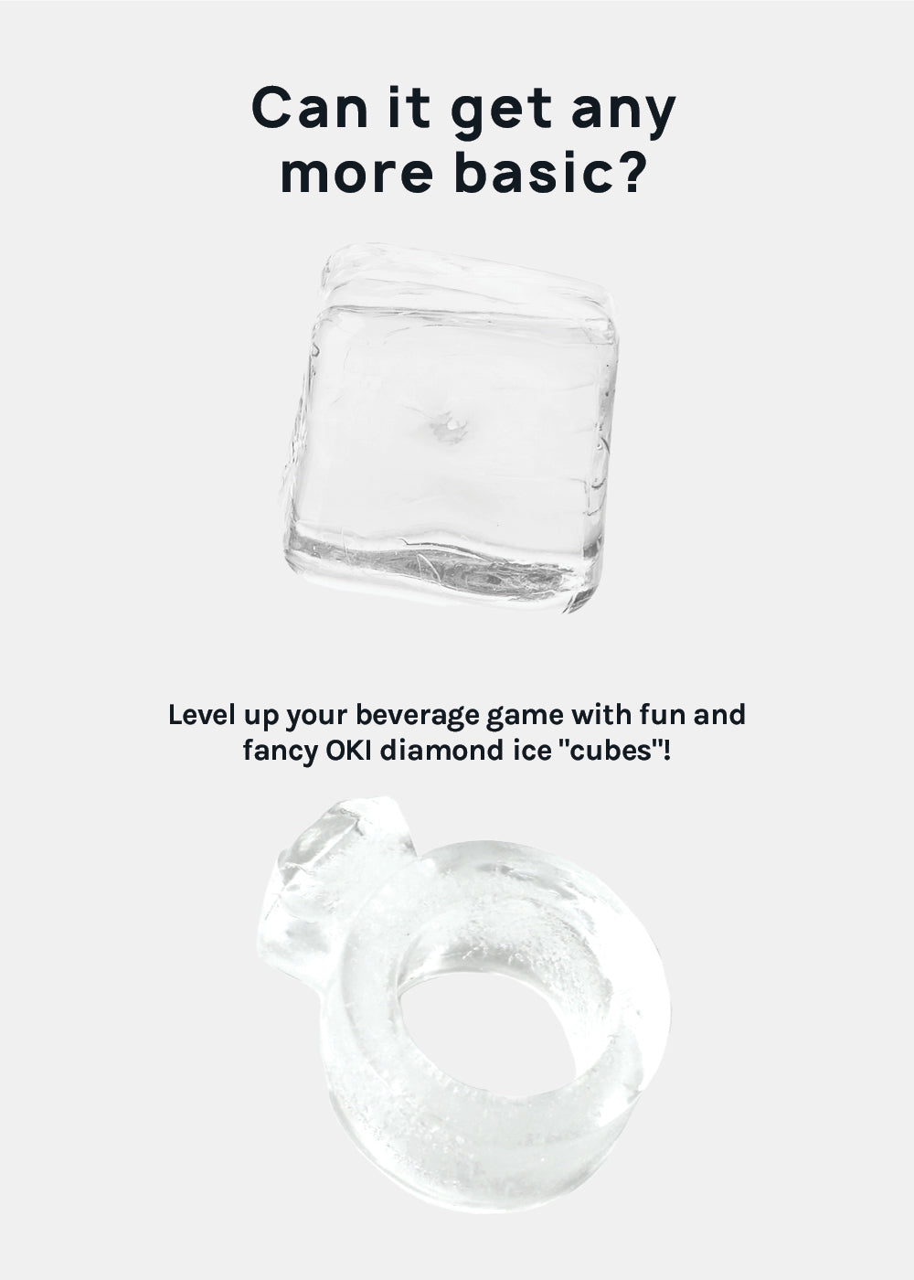 Official Key Items Diamond Ice Tray