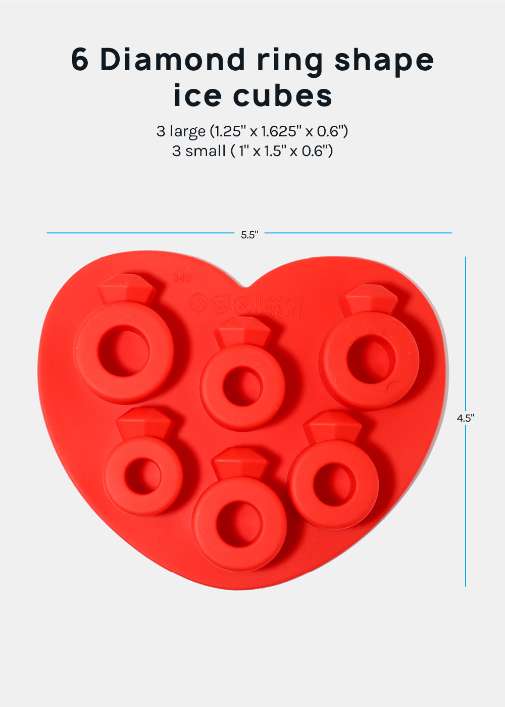 Official Key Items Diamond Ice Tray