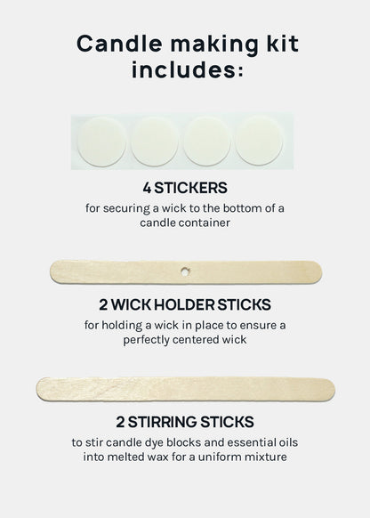 Candle DIY: Wick Holder, Stirring Sticks