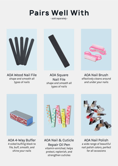 AOA Soak Off Nail Polish Remover Clips (5 pcs)