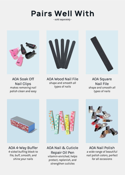 AOA Manicure Nail Cleaning Brush